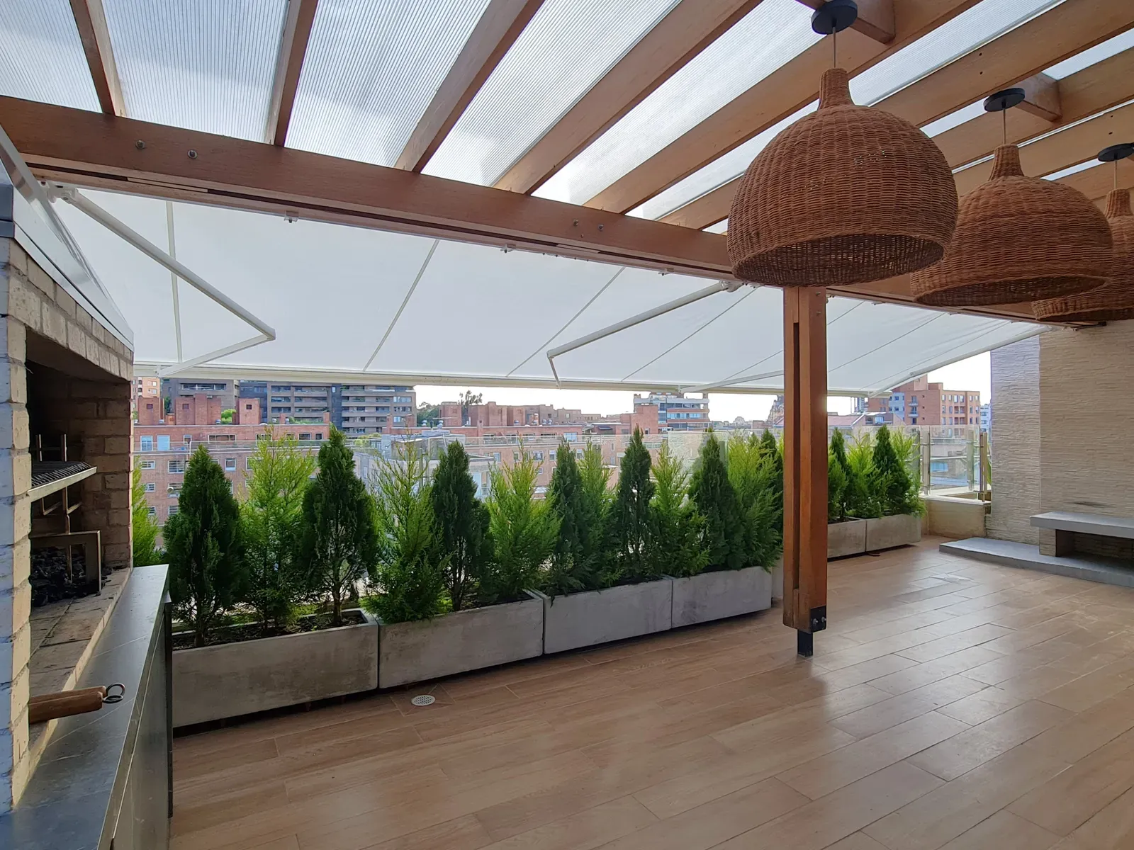 Toldo Brazos Extensibles — instalación 1