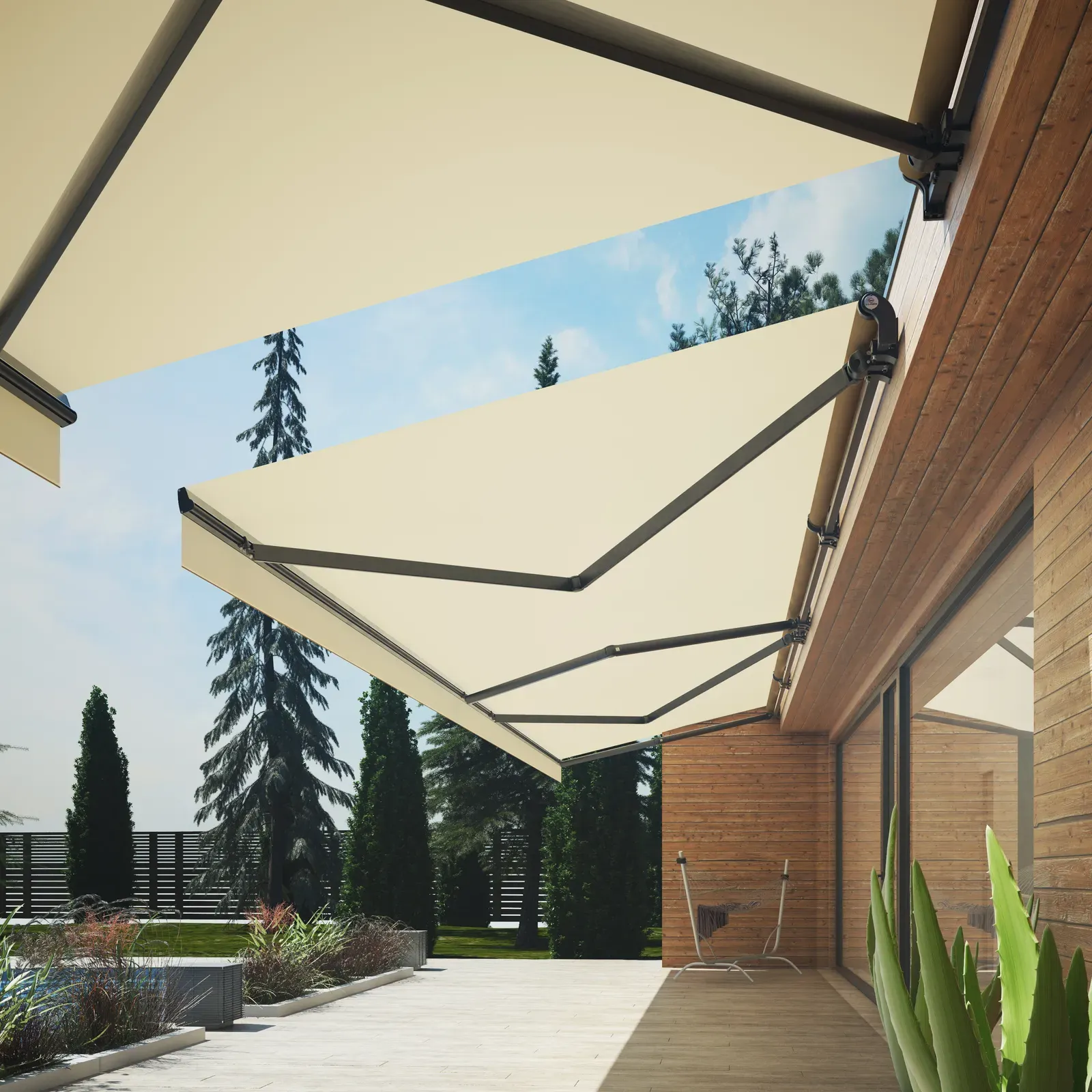Toldo Brazos Extensibles — instalación 7